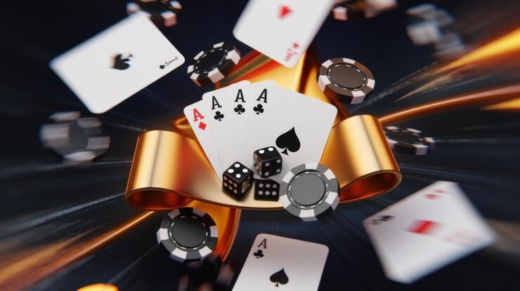Playtech game menu showing Dragon Tiger Sic Bo Roulette Baccarat options